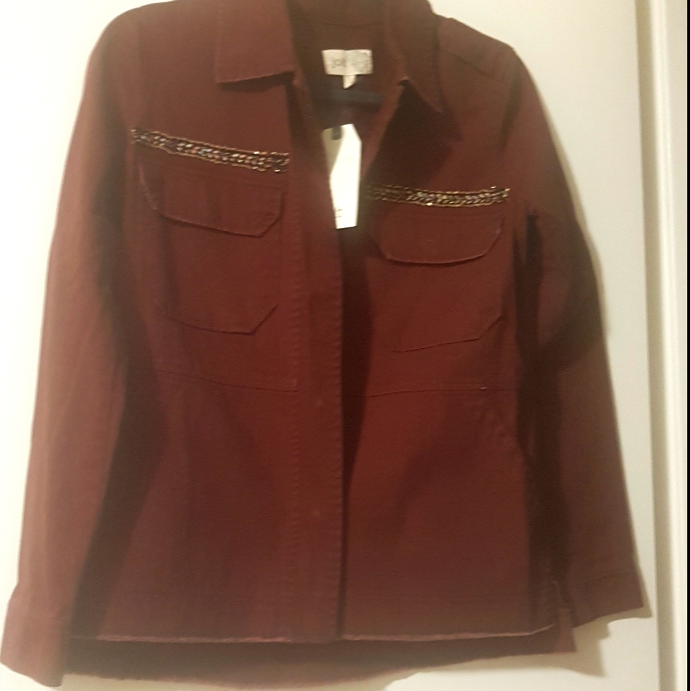 Trendy maroon Jacket